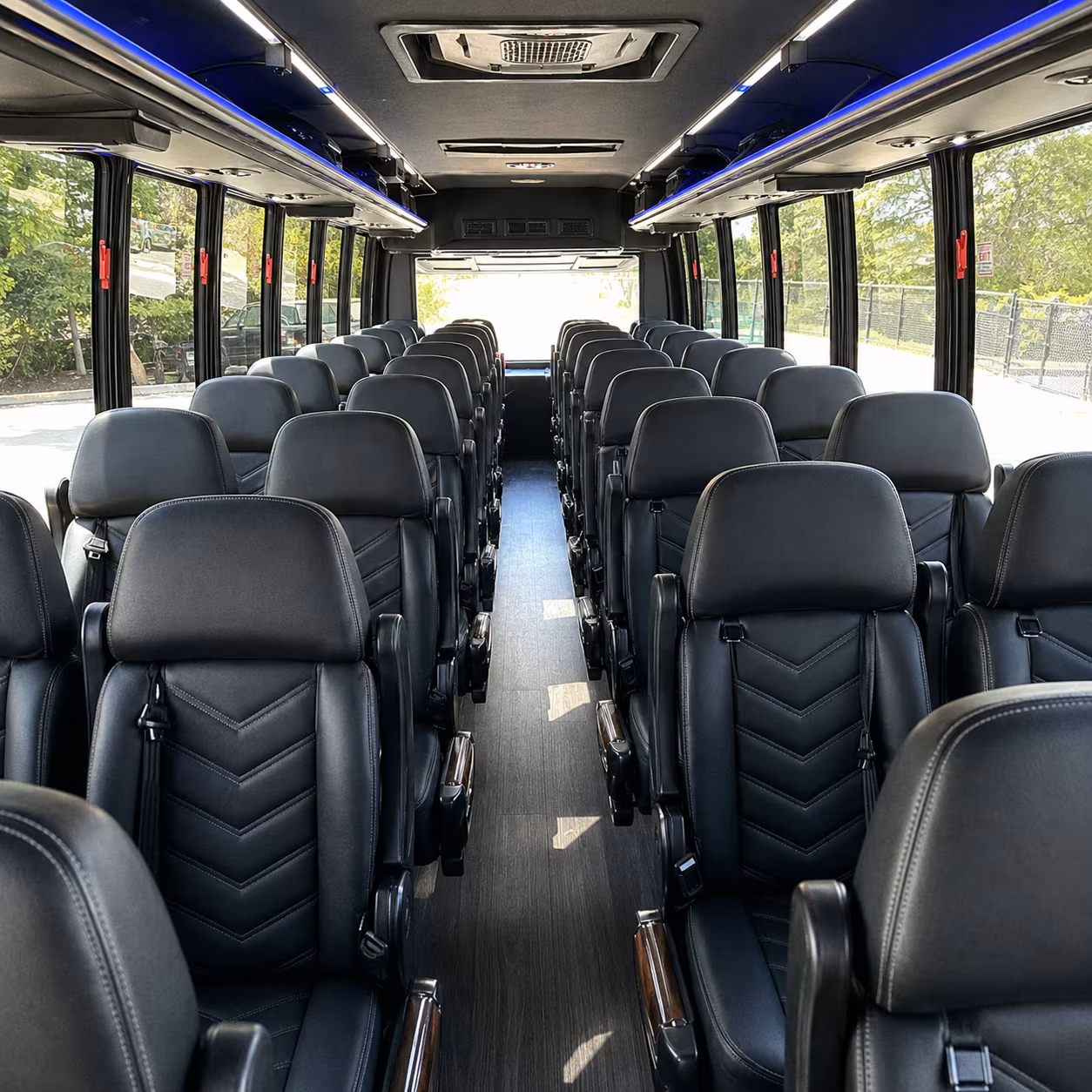 15-35 Passenger Minibus Interior