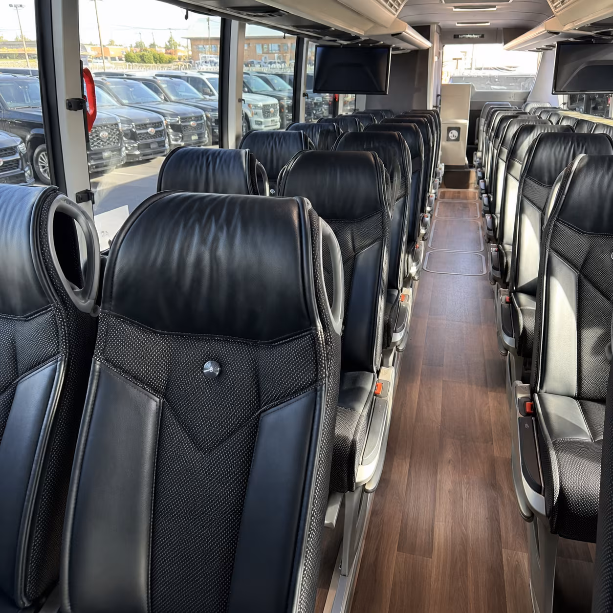 40-56 Passenger Charter Bus Inside