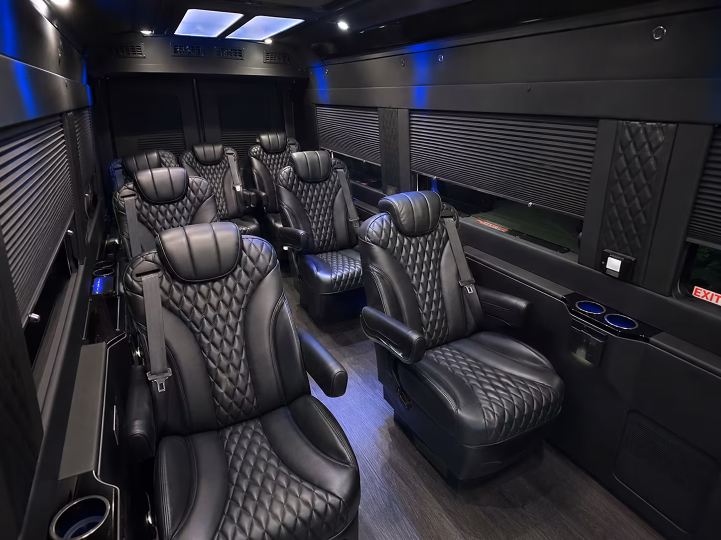 Sprinter Van Rental with Driver Interior
