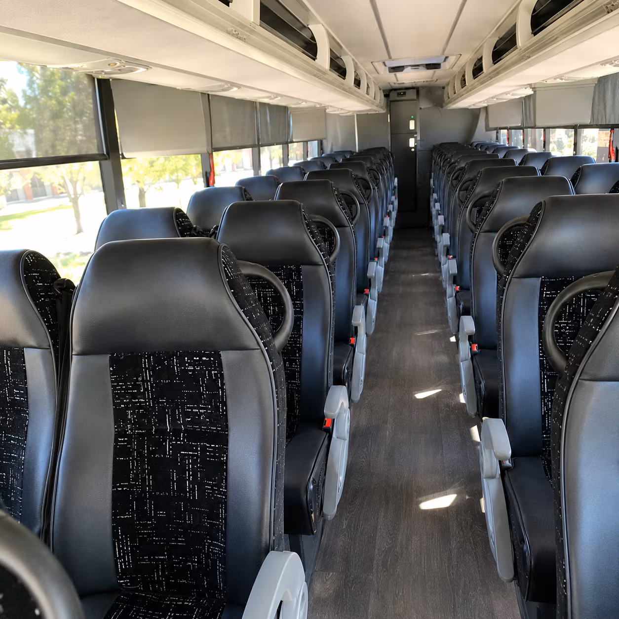 Staten Island School Event Transportation party bus interior