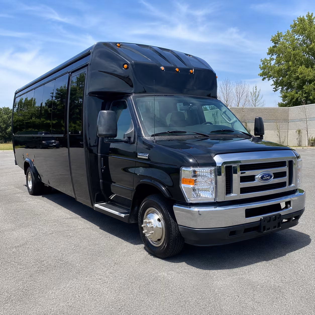 Staten Island Sporting Event Transportation party bus exterior