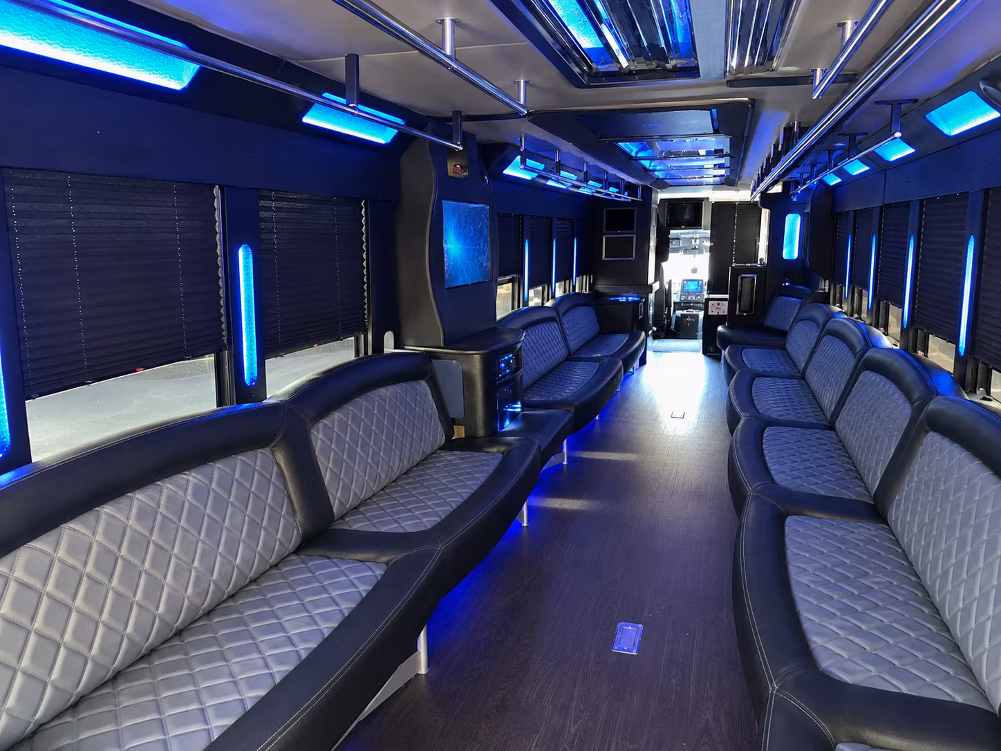 Staten Island Wedding Transportation party bus exterior