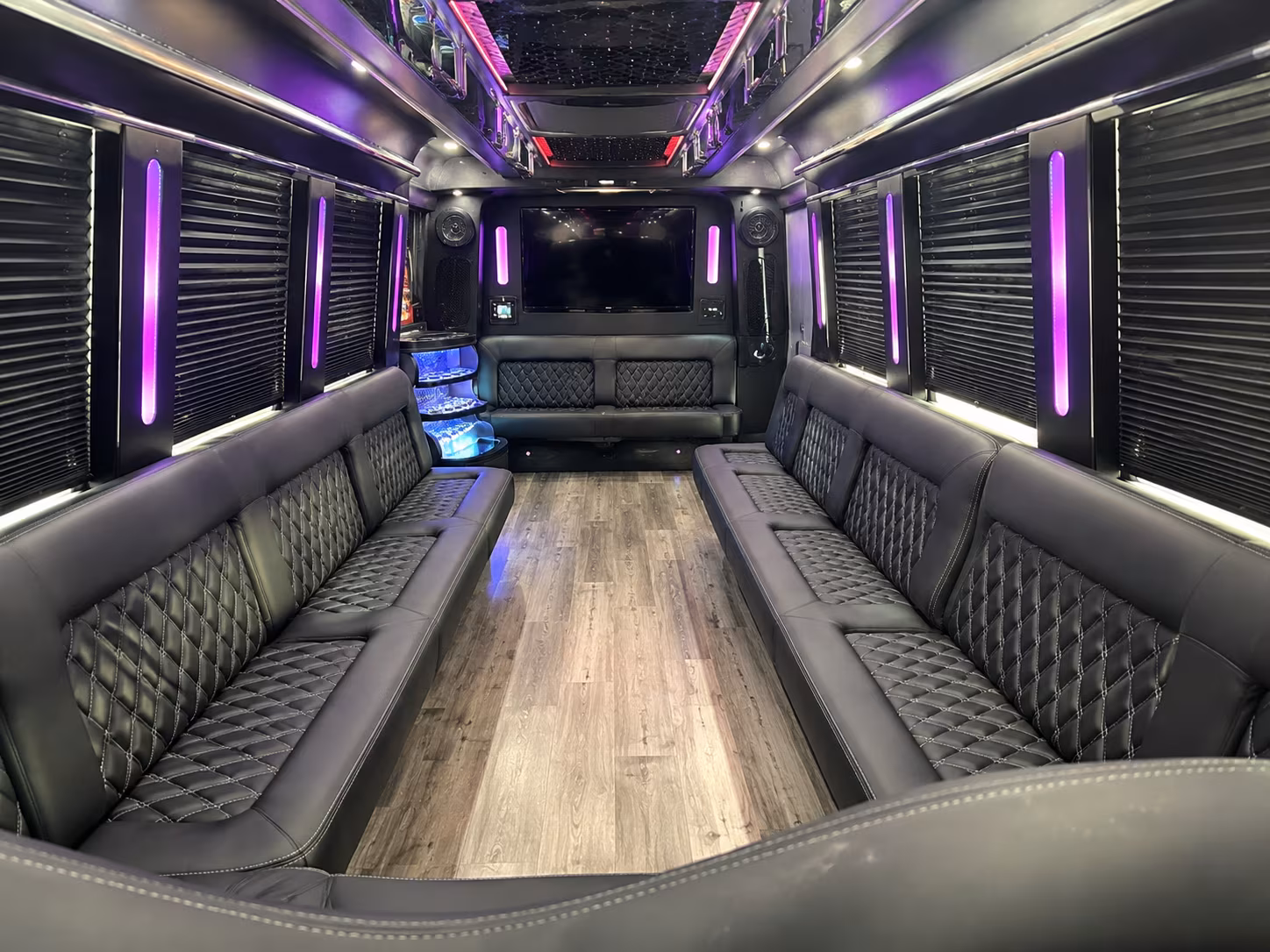 Staten Island Wedding Transportation onboard seating