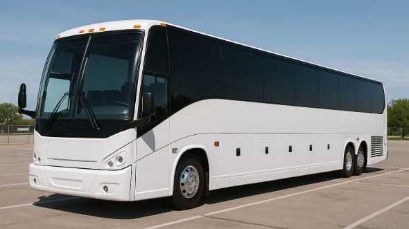 Exterior of Charter Bus Company North Bergen's 40 Passenger Party Bus in North Bergen