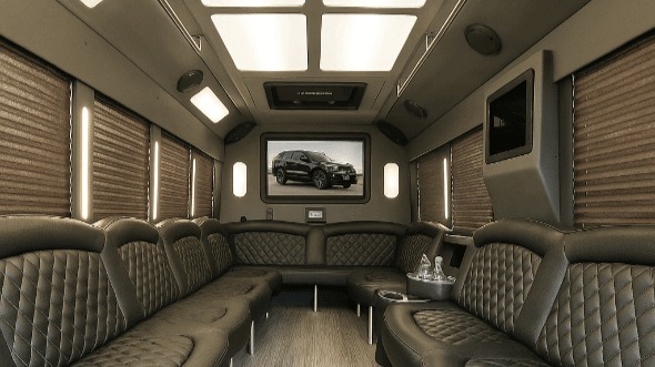 west new york 20 passenger party bus